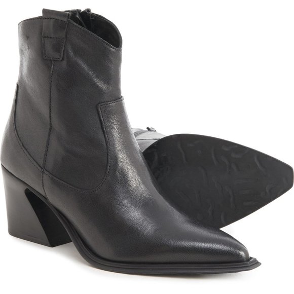 NEW EMANUELE CRASTO Made in Italy Western-Style Boots - Leather For Women 769sn - Picture 1 of 6